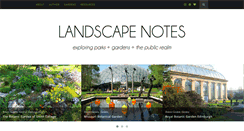 Desktop Screenshot of landscapenotes.com